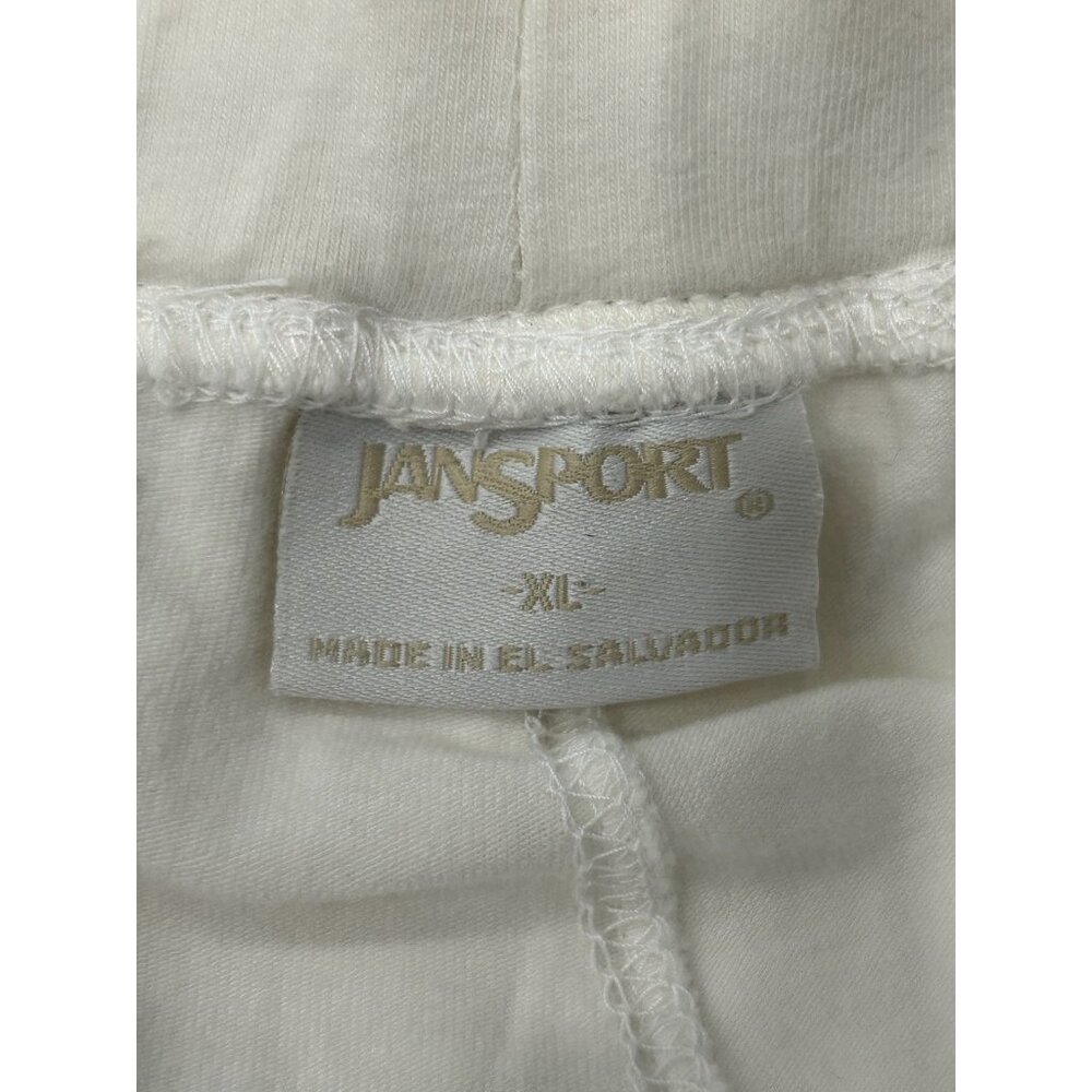 St. Marys College Of Maryland White Sweatpants Jansport Cotton Blend Sz XL - Picture 5 of 9